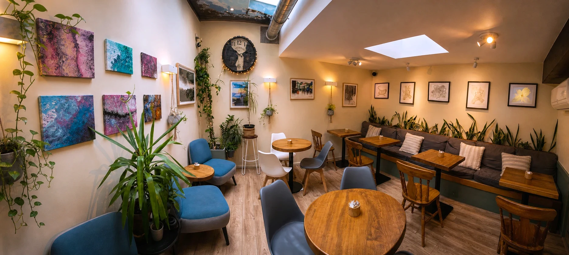 Coffee Matters cafe interior at Brick Lane, London