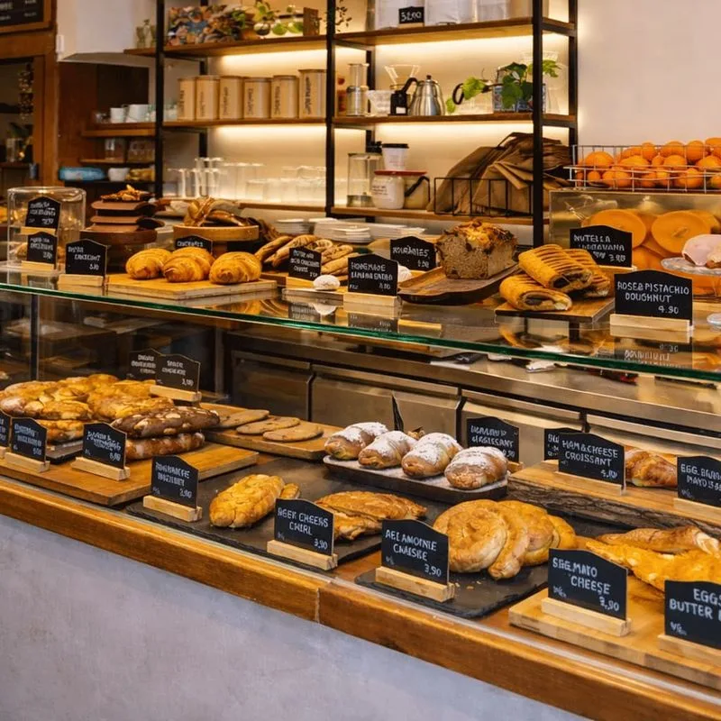 Freshly baked Greek pastries and sweets at Coffee Matters, Brick Lane